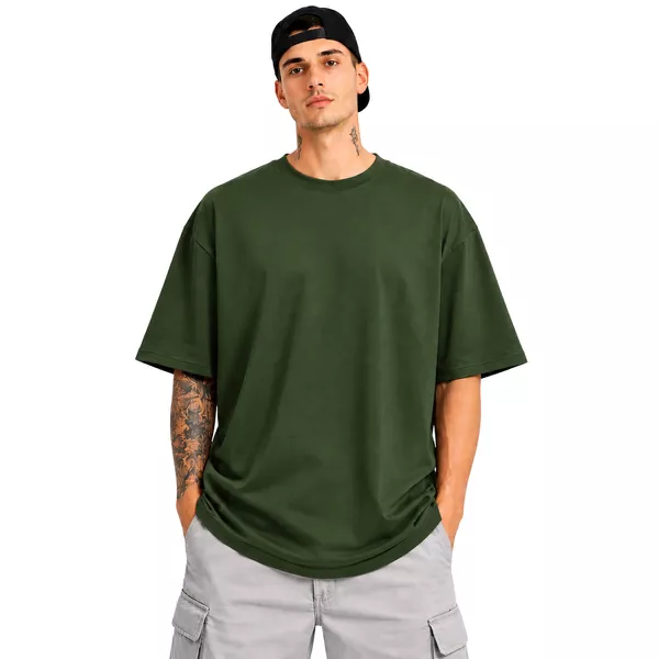 Camiseta Oversized 100% Algodão Fio 30.1 Masculina — foto do catálogo RYOVEN